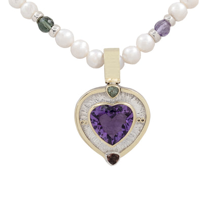 Colgante Amatista Corazón