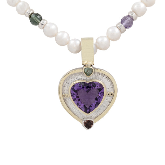 Colgante Amatista Corazón