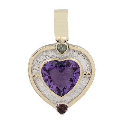 Colgante Amatista Corazón
