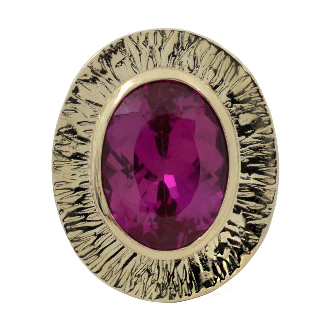 Anillo Spinel Ovalo