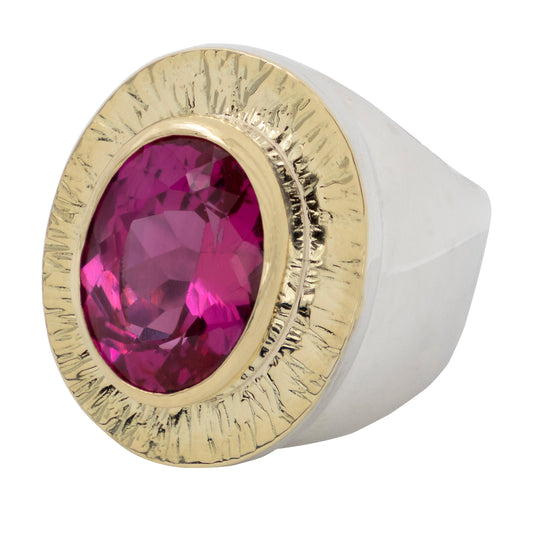 Anillo Spinel Ovalo